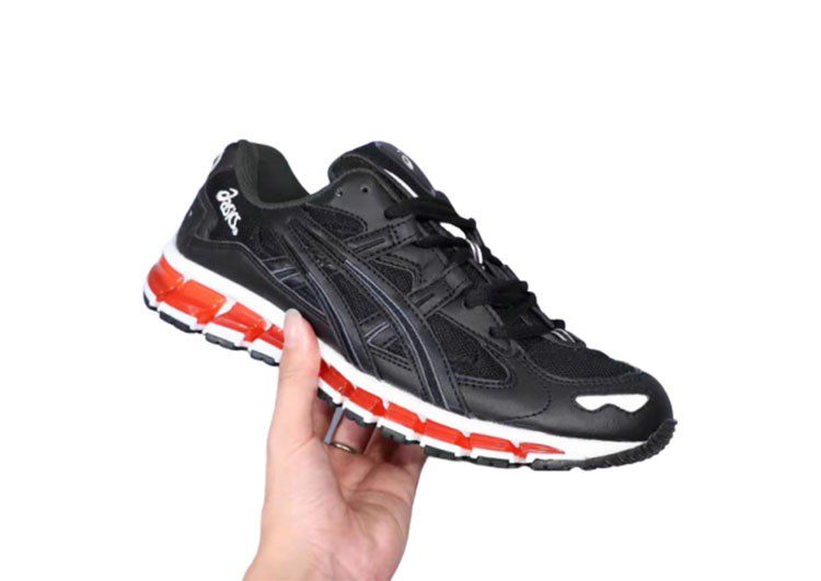 נעלי אסיקס-ASICS - GEL-KAYANO - Black Red – תמונה 5