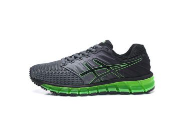 נעלי אסיקס-ASICS - Gray Fluorescent Green