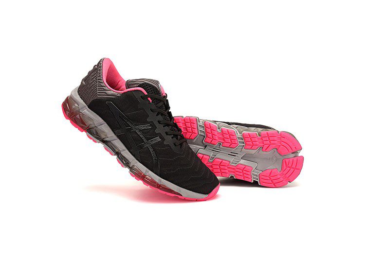 נעלי אסיקס-ASICS - QUANTUM - Black Gray & Pink – תמונה 4
