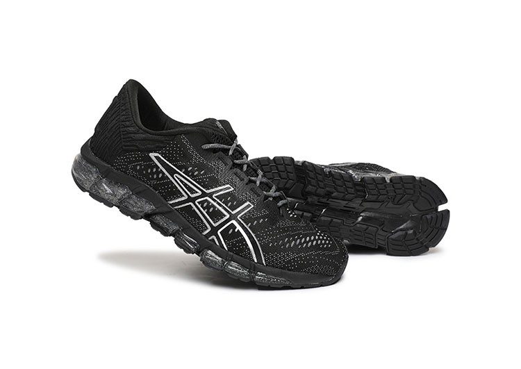 נעלי אסיקס-ASICS - QUANTUM - Jacquard Noodle JCQ - Black & White – תמונה 3