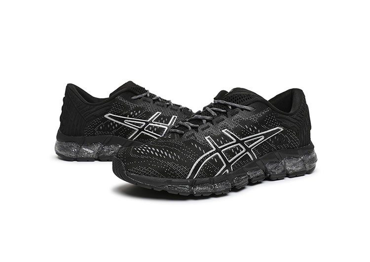 נעלי אסיקס-ASICS - QUANTUM - Jacquard Noodle JCQ - Black & White – תמונה 4