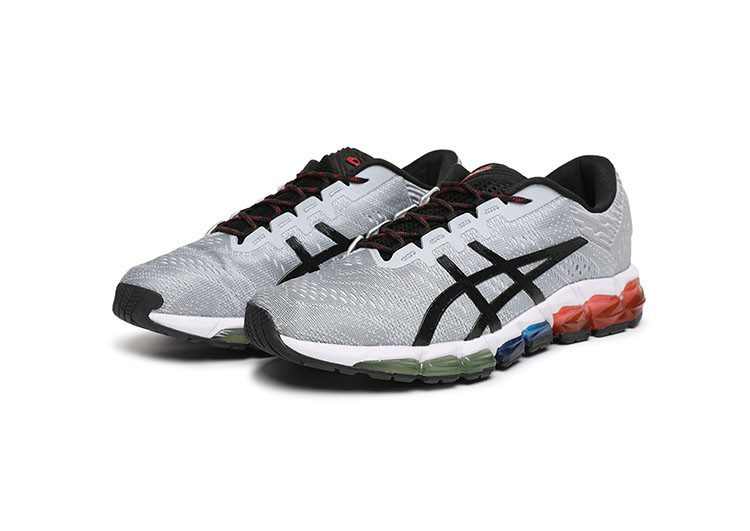 נעלי אסיקס-ASICS - QUANTUM - Jacquard Noodle JCQ - Grey Black – תמונה 2