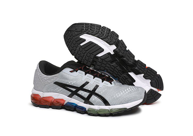 נעלי אסיקס-ASICS - QUANTUM - Jacquard Noodle JCQ - Grey Black – תמונה 6