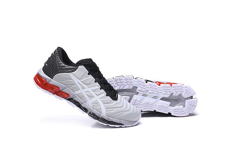 נעלי אסיקס-ASICS - QUANTUM - White Black Red – תמונה 3