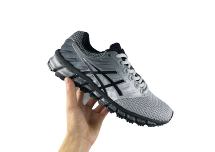 נעלי אסיקס-ASICS - Silver Gray – תמונה 4