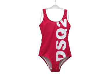 DSQUARED2 BIKINI WOMEN-Cardinal & White