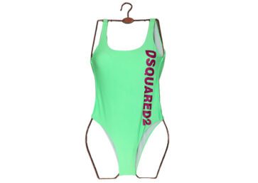 DSQUARED2 BIKINI WOMEN-Light Green & Lipstick