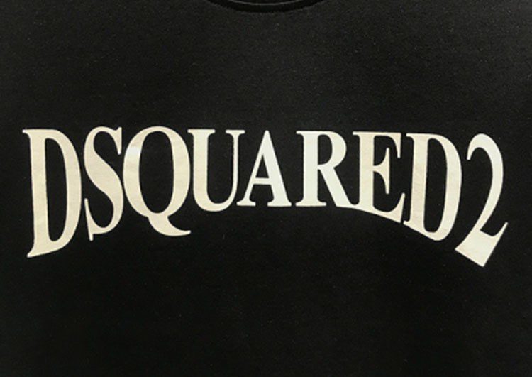 DSQUARED2 TSHIRT MEN SHORT-Black White Code Number – תמונה 3