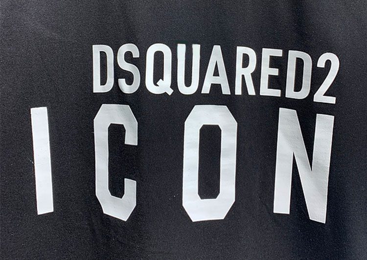 DSQUARED2 TSHIRT MEN SHORT - Black & White Logo – תמונה 3