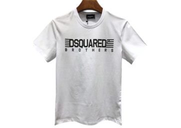 DSQUARED2 TSHIRT MEN SHORT - White Black
