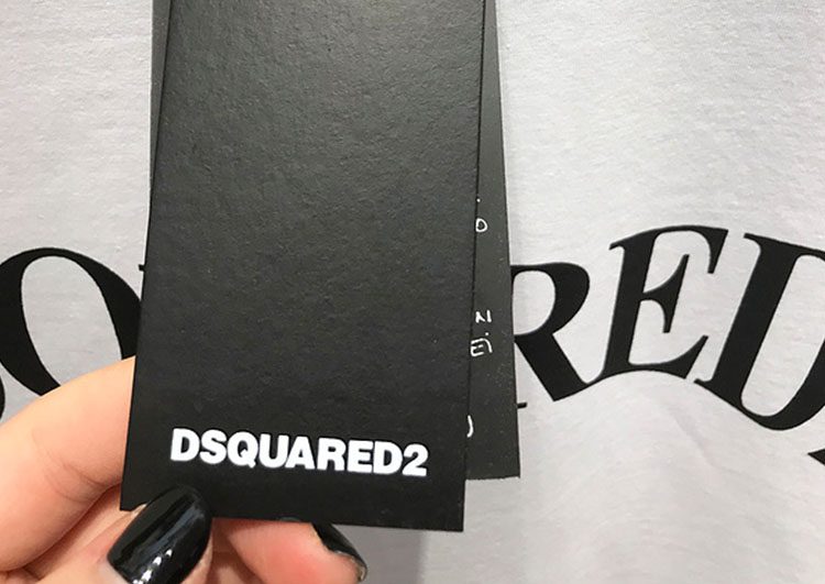 DSQUARED2 TSHIRT MEN SHORT-Gray Black Code Number – תמונה 3