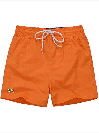 לקוסט-LACOSTE SWIM BEACH MEN - Hot Cinnamon