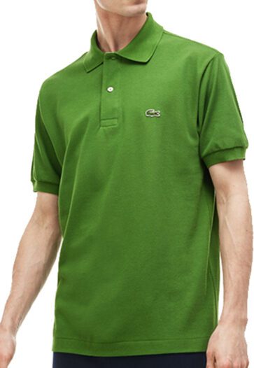 לקוסט-LACSOTE TSHIRT MEN'S POLO SHORT - Fiji Green