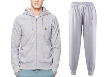 מונקלר-MONCLER SUIT MEN Women-Gray