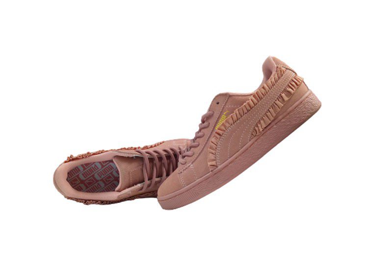 נעלי פומה-PUMA Basket Lace Fallow Gold Label Casual Sneakers – תמונה 3