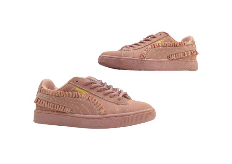 נעלי פומה-PUMA Basket Lace Fallow Gold Label Casual Sneakers – תמונה 4