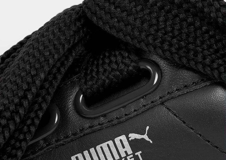 נעלי פומה- PUMA basket heart rihanna leather -Black and White – תמונה 6