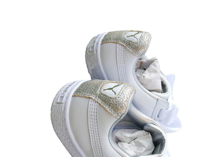 נעלי פומה- PUMA basket heart rihanna leather -Solitude – תמונה 7