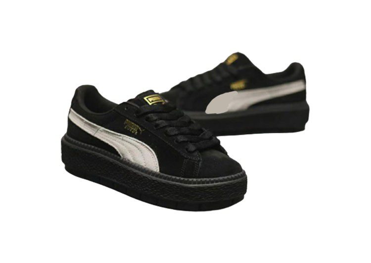 נעלי פומה- Puma suede platform rihanna plarform shoes-Midnight Moss – תמונה 5