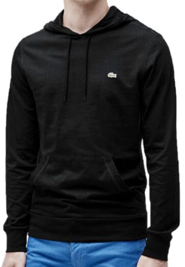 לקוסט-LACSOTE  SWETER MEN DESGIN- BLACK