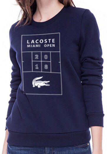 לקוסט-LACSOTE  SWETER WOMEN DESGIN- NAVY BLUE