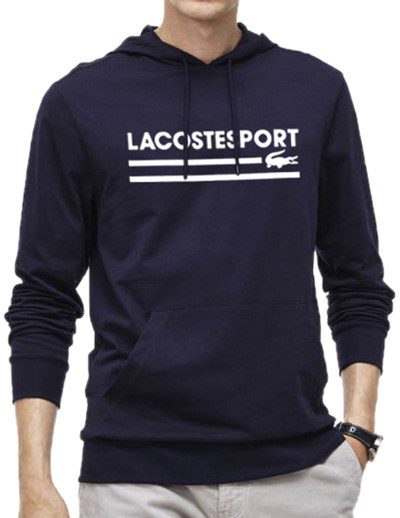 לקוסט-LACSOTE HOODIES MEN DESGIN - NAVY BLUE