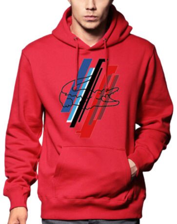 לקוסט-LACSOTE HOODIES MEN DESGIN - RED