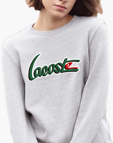 לקוסט-LACSOTE  SWETER WOMEN DESGIN- GRAY