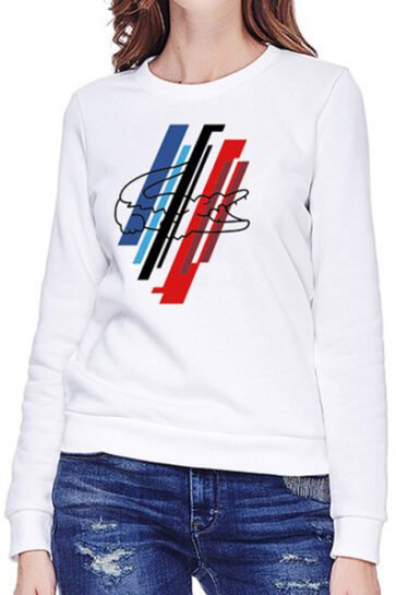 לקוסט-LACSOTE  SWETER WOMEN DESGIN- WHITE