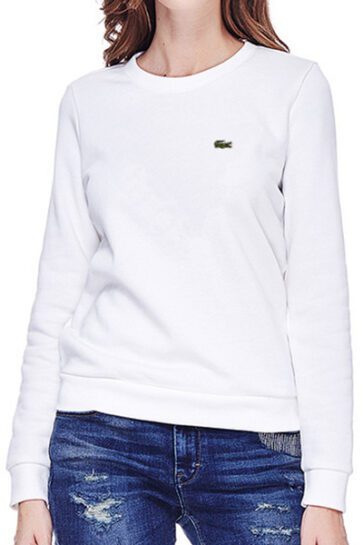 לקוסט-LACSOTE  SWETER WOMEN DESGIN- WHITE