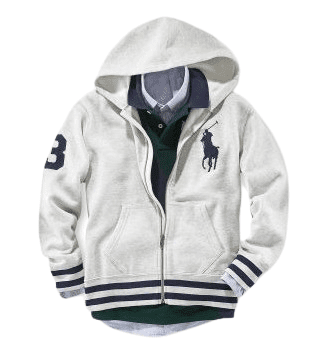 ראלף לורן-RL MEN’S JACKET HOODIES WHITE
