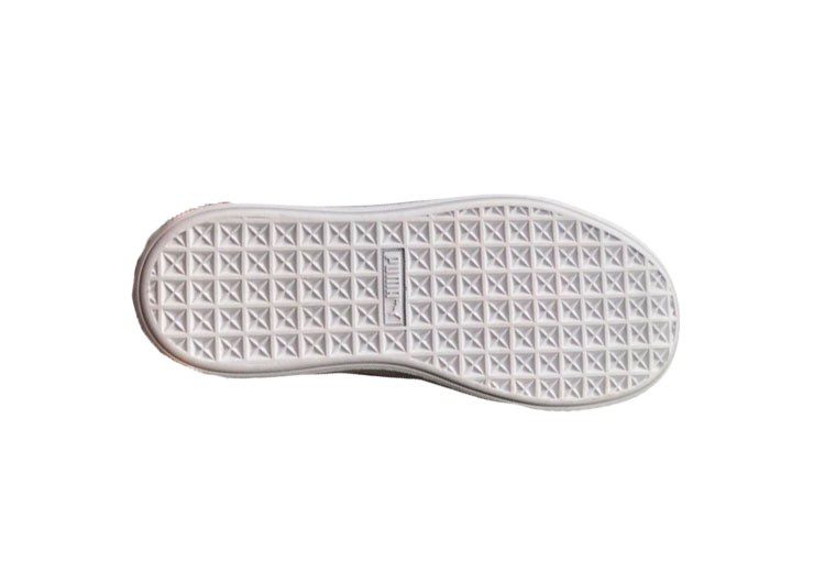 נעלי פומה- puma platform shoes top pog leather gold head silver hesd frosted hesd flash drill bit-Cashmere – תמונה 8