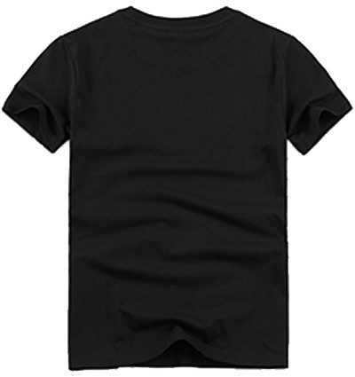 לקוסט-LACSOTE TSHIRT DESGIN MEN SHORT - Black – תמונה 2