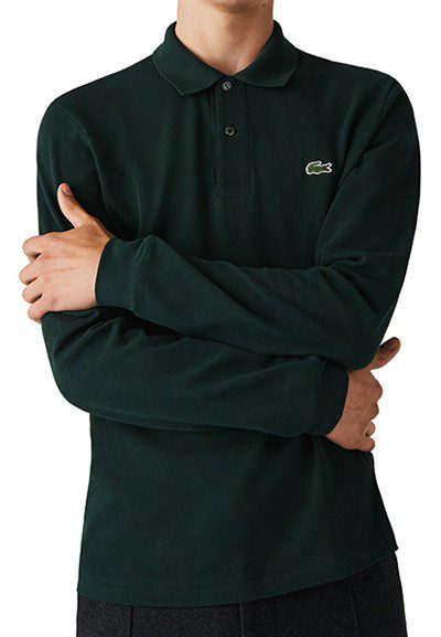 לקוסט-LACSOTE TSHIRT MEN POLO LONG - Cyprus – תמונה 3