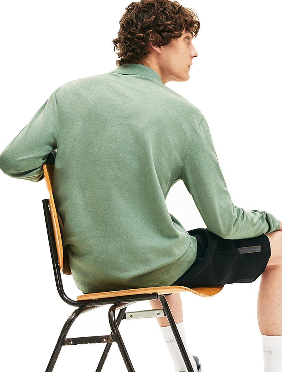 לקוסט-LACSOTE TSHIRT MEN POLO LONG - Zanah – תמונה 2