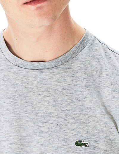 לקוסט-LACSOTE TSHIRT MEN SHORT - Gray – תמונה 4