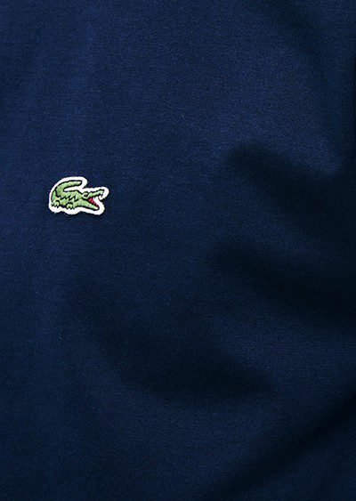 לקוסט-LACSOTE TSHIRT MEN SHORT - Navy Blue – תמונה 4