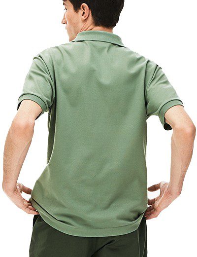 לקוסט-LACSOTE TSHIRT MEN'S POLO SHORT - Mantle – תמונה 2