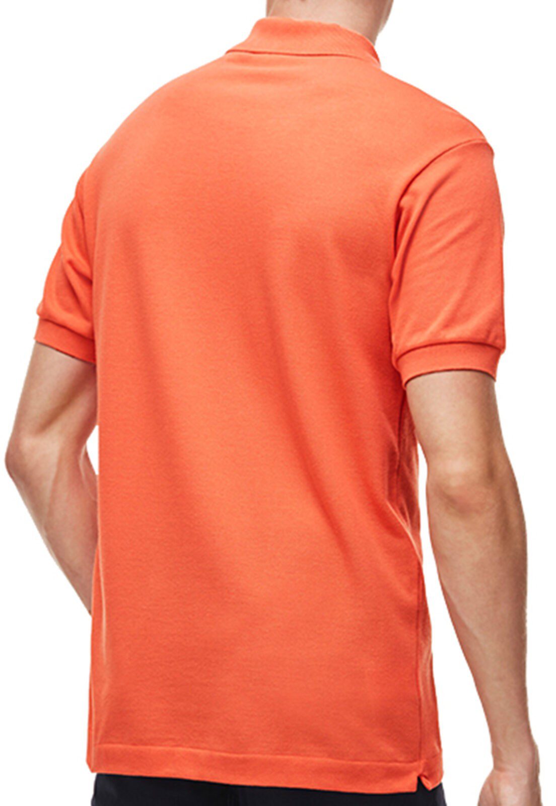 לקוסט-LACSOTE TSHIRT MEN'S POLO SHORT - Tomato Red – תמונה 2