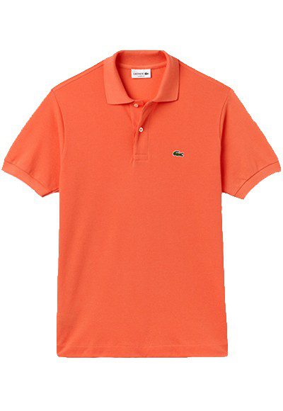 לקוסט-LACSOTE TSHIRT MEN'S POLO SHORT - Tomato Red – תמונה 3