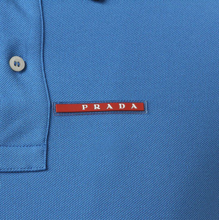 פראדה-PRADA TSHIRT POLO SHORT MEN - Blue – תמונה 9