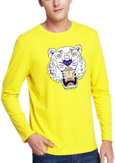 קנזו-KENZO קנזו חולצות שרוול ארוך לגברים - YELLOW