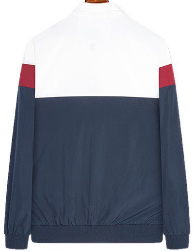 טומי הילפיגר-TOMMY JACKET - White & Nave Blue – תמונה 2