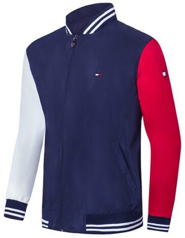 טומי הילפיגר-TOMMY JACKET - White Red & Nave Blue