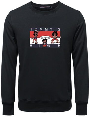 טומי הילפיגר-TOMMY SWETER MEN AND HOODIES MEN AND WOMEN - Black