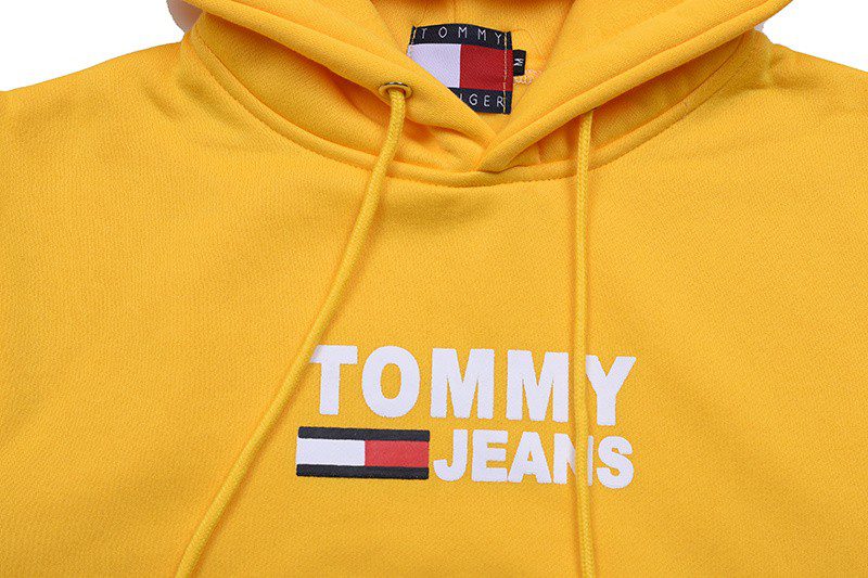 טומי הילפיגר-TOMMY SWETER MEN AND HOODIES MEN AND WOMEN - Yellow – תמונה 5