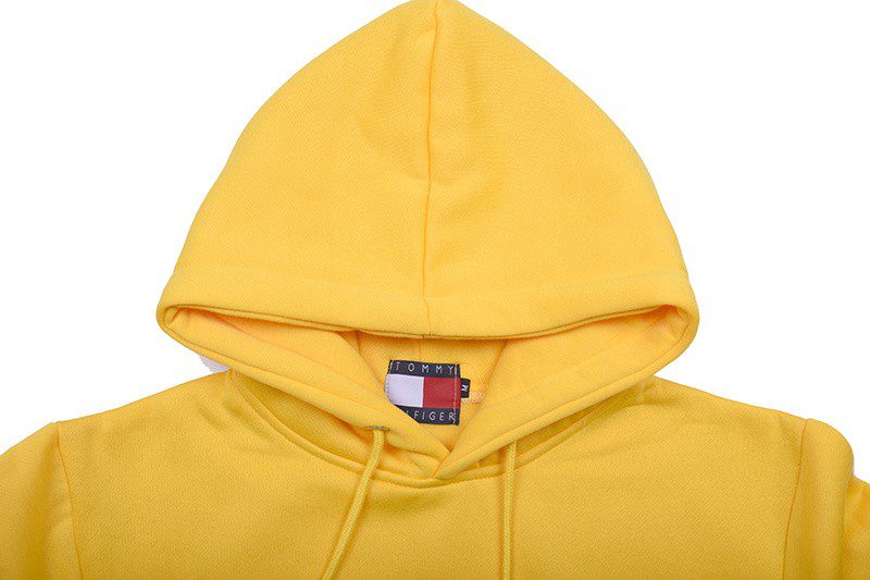 טומי הילפיגר-TOMMY SWETER MEN AND HOODIES MEN AND WOMEN - Yellow – תמונה 4