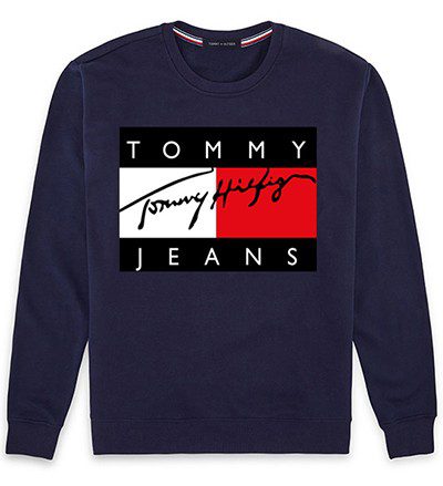 טומי הילפיגר-TOMMY SWETER WOMEN - Nave Blue – תמונה 2