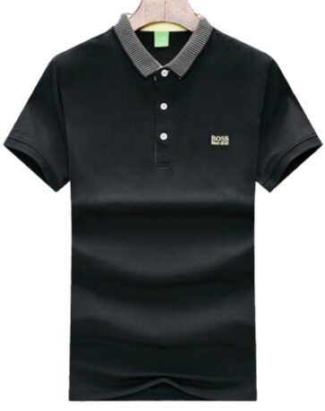 בוס-HUGO BOSS POLO TSHIRT MEN'S - Blue Charcoal