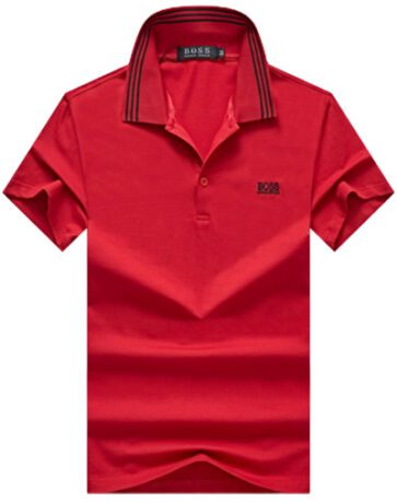 בוס-HUGO BOSS POLO TSHIRT MEN'S - Cardinal